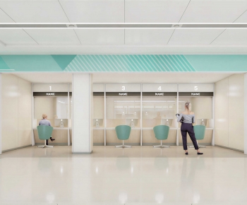 Modern Hospital Hall-ID:287096025
