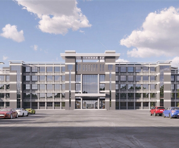 Modern Appearance Of Commercial Building-ID:638557919