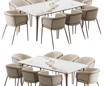 Modern Dining Table And Chairs-ID:667427067