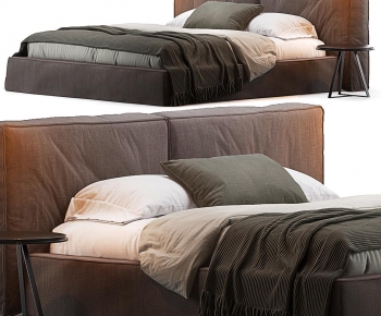Modern Double Bed-ID:661904107