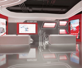 Modern Exhibition Hall-ID:392070065