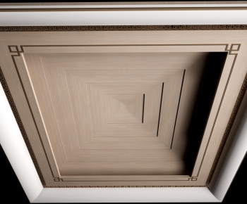 Modern Suspended Ceiling-ID:436295038