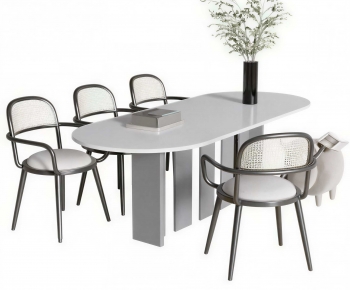 Modern Dining Table And Chairs-ID:839901922