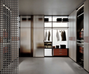 Modern Clothes Storage Area-ID:936831958