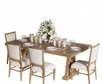 Modern Dining Table And Chairs-ID:715715893
