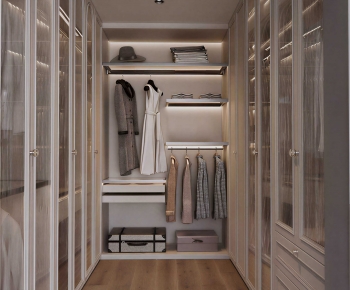 Modern Clothes Storage Area-ID:215292938