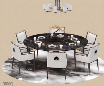 New Chinese Style Dining Table And Chairs-ID:630030687
