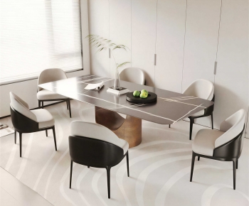 Modern Dining Table And Chairs-ID:281821974