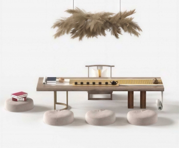 New Chinese Style Tea Tables And Chairs-ID:537204981