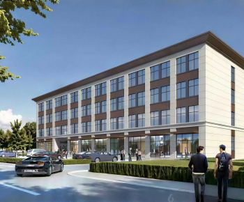 Modern Appearance Of Commercial Building-ID:959414015