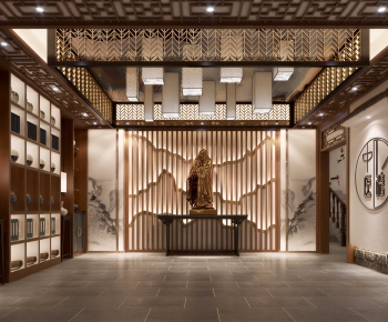 New Chinese Style Lobby Hall-ID:108326915