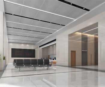 Modern Office Reception Desk-ID:341618063