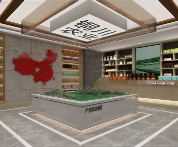 New Chinese Style Exhibition Hall-ID:474262008