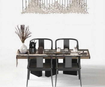 New Chinese Style Tea Tables And Chairs-ID:581094033