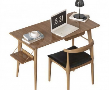 Modern Computer Desk And Chair-ID:332400081