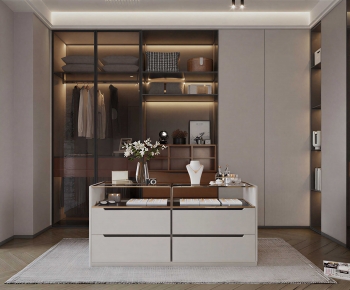 Modern Clothes Storage Area-ID:107052099