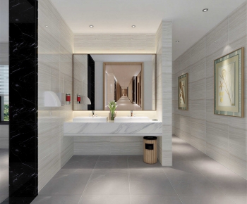 Modern Public Toilet-ID:597363003