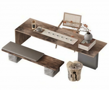 New Chinese Style Tea Tables And Chairs-ID:890997896