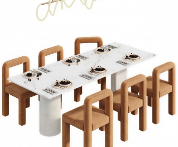 Modern Dining Table And Chairs-ID:506968024