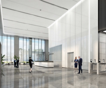 Modern Office Reception Desk-ID:213397988