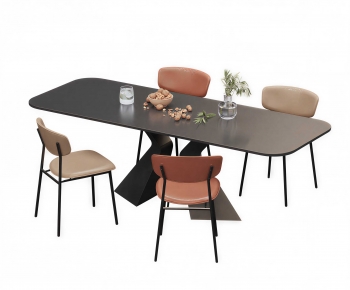 Modern Dining Table And Chairs-ID:320525882