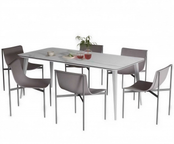 Modern Dining Table And Chairs-ID:980549106