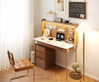 Modern Computer Desk And Chair-ID:967664002