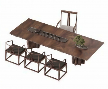 New Chinese Style Tea Tables And Chairs-ID:424617058