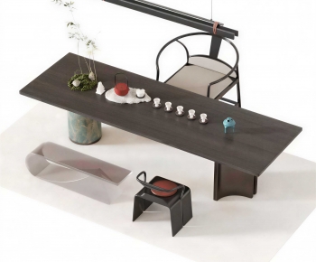 New Chinese Style Tea Tables And Chairs-ID:986119038