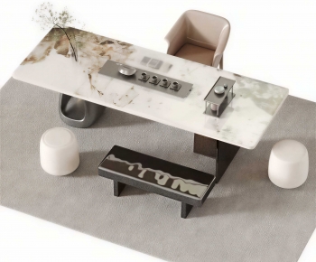 New Chinese Style Tea Tables And Chairs-ID:575071108