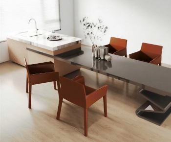 Modern Dining Table And Chairs-ID:572501909