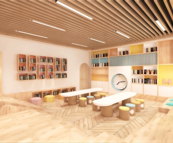 Modern Children's Reading Room-ID:332654956