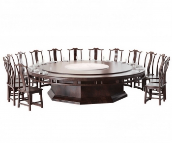 New Chinese Style Dining Table And Chairs-ID:663628101