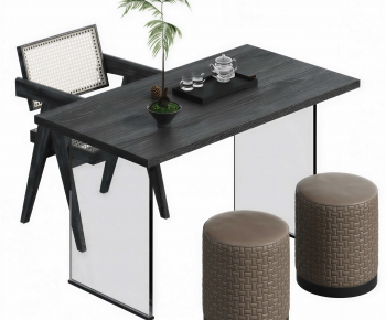 New Chinese Style Tea Tables And Chairs-ID:563761954