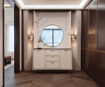 New Chinese Style Hallway-ID:439955001