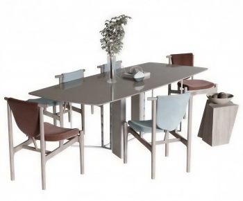 Modern Dining Table And Chairs-ID:676740881