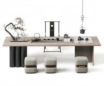 New Chinese Style Tea Tables And Chairs-ID:730799913