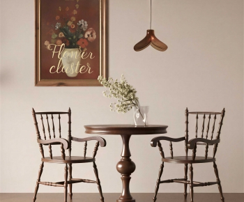 American Style Leisure Table And Chair-ID:870954049