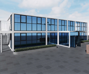 Modern Industrial Building-ID:950515037