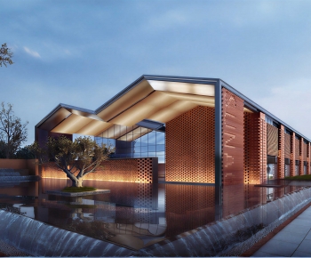 Modern Building Appearance-ID:633764032