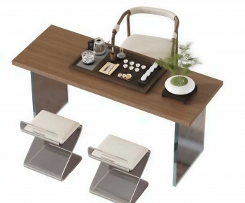 New Chinese Style Tea Tables And Chairs-ID:593694937