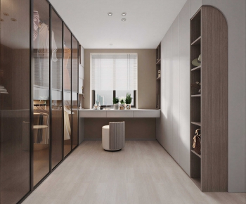 Modern Clothes Storage Area-ID:607270009