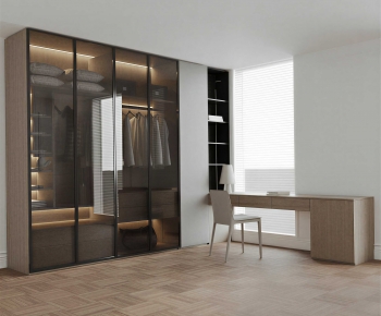 Modern Clothes Storage Area-ID:759522919