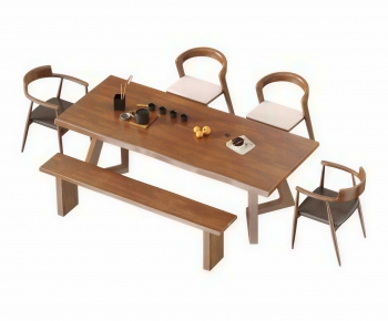 New Chinese Style Tea Tables And Chairs-ID:847084056