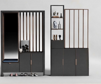 New Chinese Style Entrance Cabinet-ID:173392061