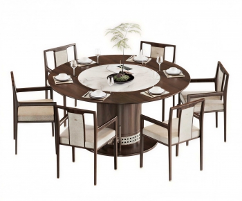 New Chinese Style Dining Table And Chairs-ID:423412082