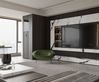 Modern A Living Room-ID:297466996