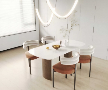 Modern Dining Table And Chairs-ID:650454048