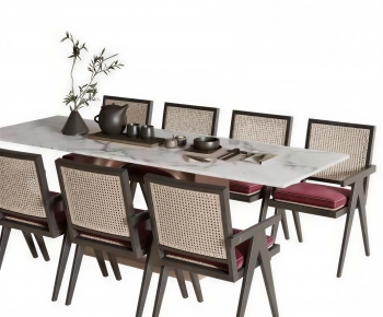 Modern Dining Table And Chairs-ID:719757081