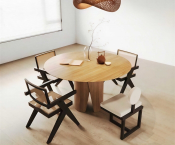 Modern Dining Table And Chairs-ID:415569075